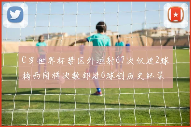C罗世界杯禁区外远射67次仅进2球梅西同样次数却进6球创历史纪录